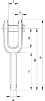 S-6414 Green Pin Swaged Socket Technical Drawing